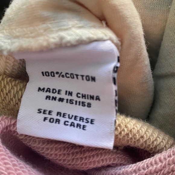 Revolve 525 Tie Dye Jogger Sweatpants Women's Size Small Pastel Boho - Picture 6 of 7